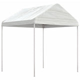 Vidaxl -Laube mit Dach 20.07x2,28x2,69 m Polyethylenweiß - afbeelding 2