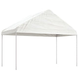 Vidaxl -Laube mit Dach 13,38x4.08x3,22 m Polyethylenweiß - afbeelding 2