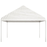 Vidaxl -Laube mit Dach 17,84x4.08x3,22 m Polyethylenweiß - afbeelding 3