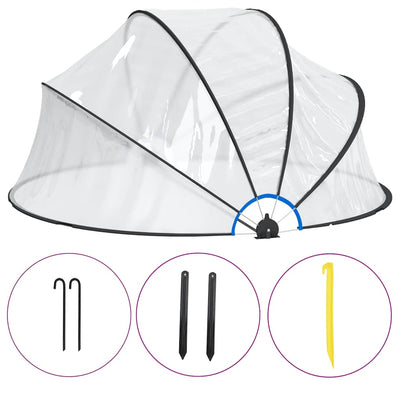 Vidaxl Schwimmbaddach um 315 x 158 cm PVC