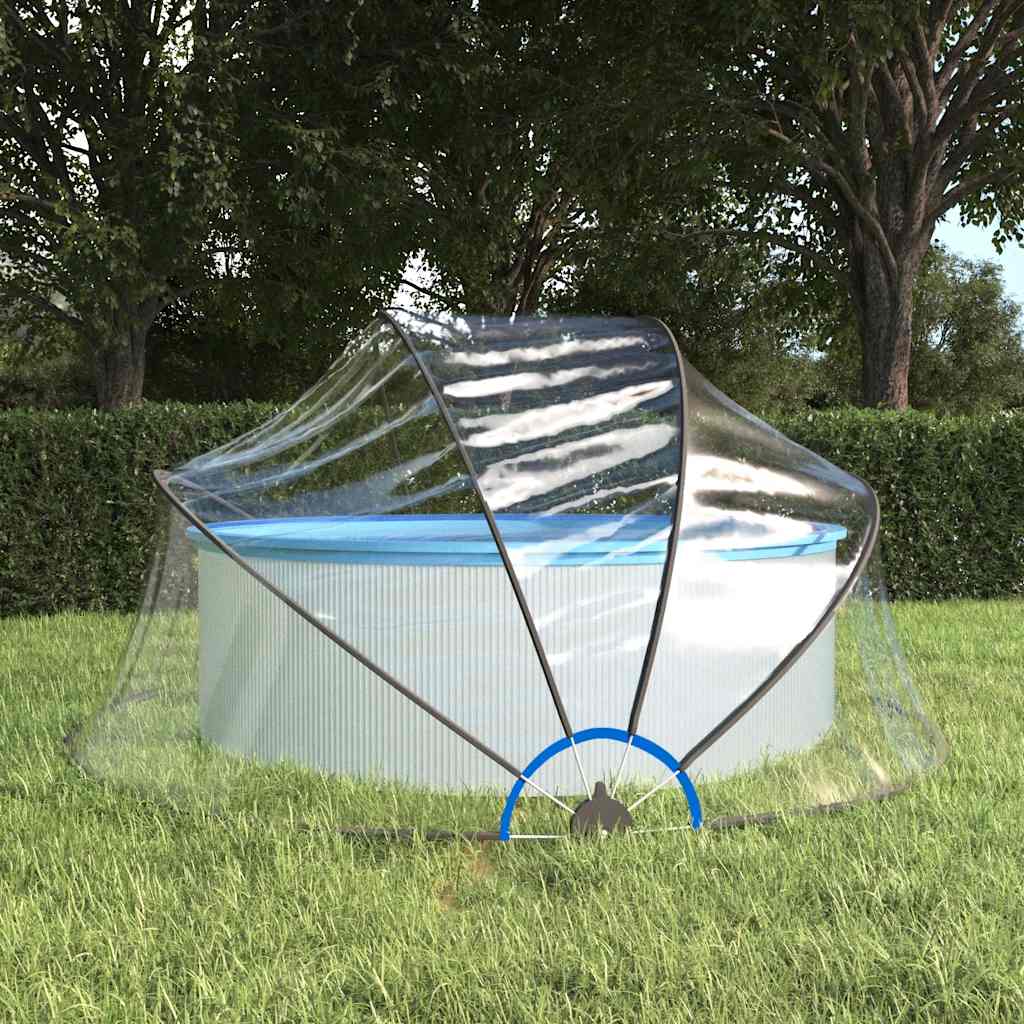Vidaxl Schwimmbaddach um 315 x 158 cm PVC