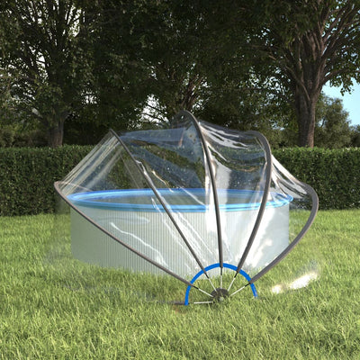 Vidaxl Schwimmbaddach um 376 x 188 cm PVC