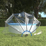 Vidaxl Schwimmbaddach rund 467x234 cm PVC - afbeelding 1