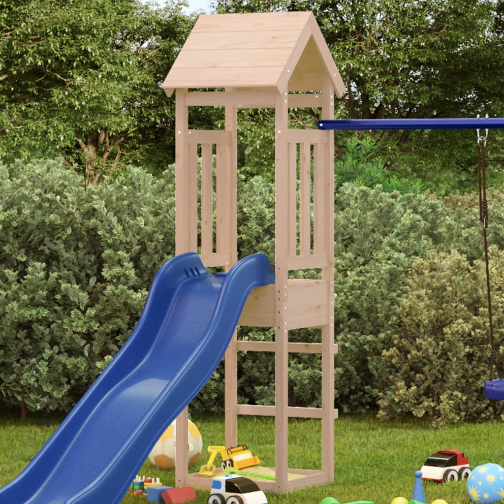 VIDAXL -Spielturm 52.5x46.5x206.5 cm Festkiefer