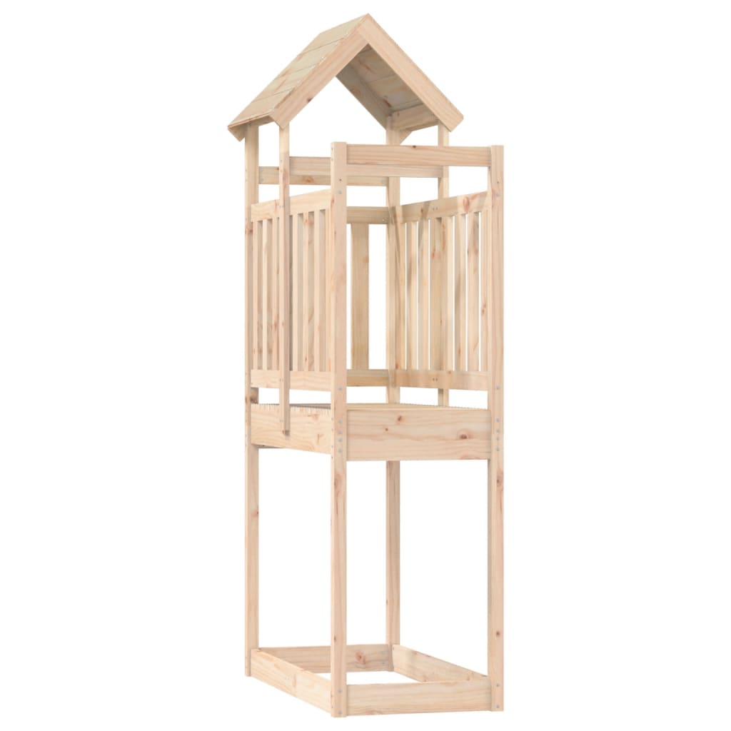 VIDAXL -Spielturm 52.5x110.5x214 cm Festkiefer