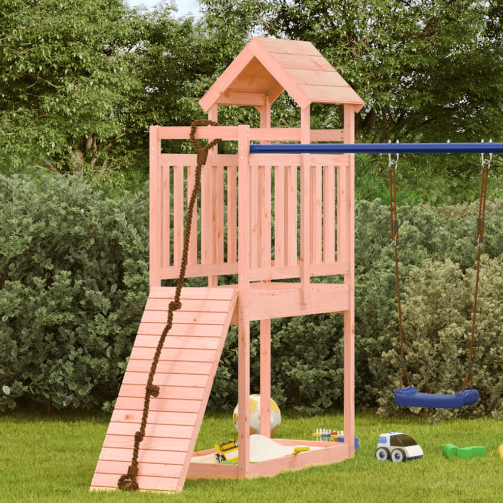 Vidaxl Play Tower 52.5x110.5x214 cm Solid Douglashout