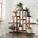 VIDAXL -Anlagenstandard mit Rädern 110x25x101 cm fester Vurenhout - afbeelding 3