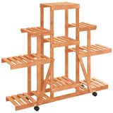 VIDAXL -Anlagenstandard mit Rädern 110x25x101 cm fester Vurenhout - afbeelding 2