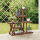 Vidaxl Plant Standard 95x25x96 cm Festkieferholz