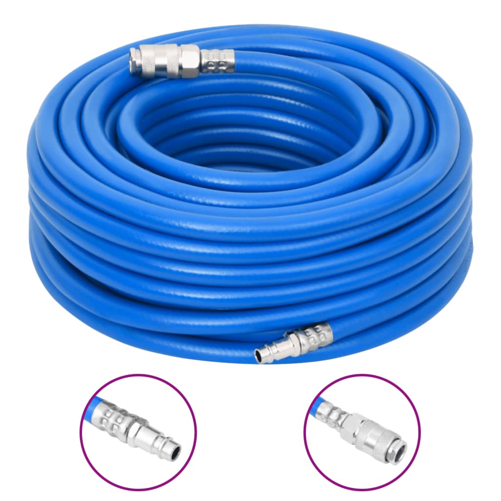 Vidaxl -Luftschlauch 0,7 '' 20 m PVC Blau