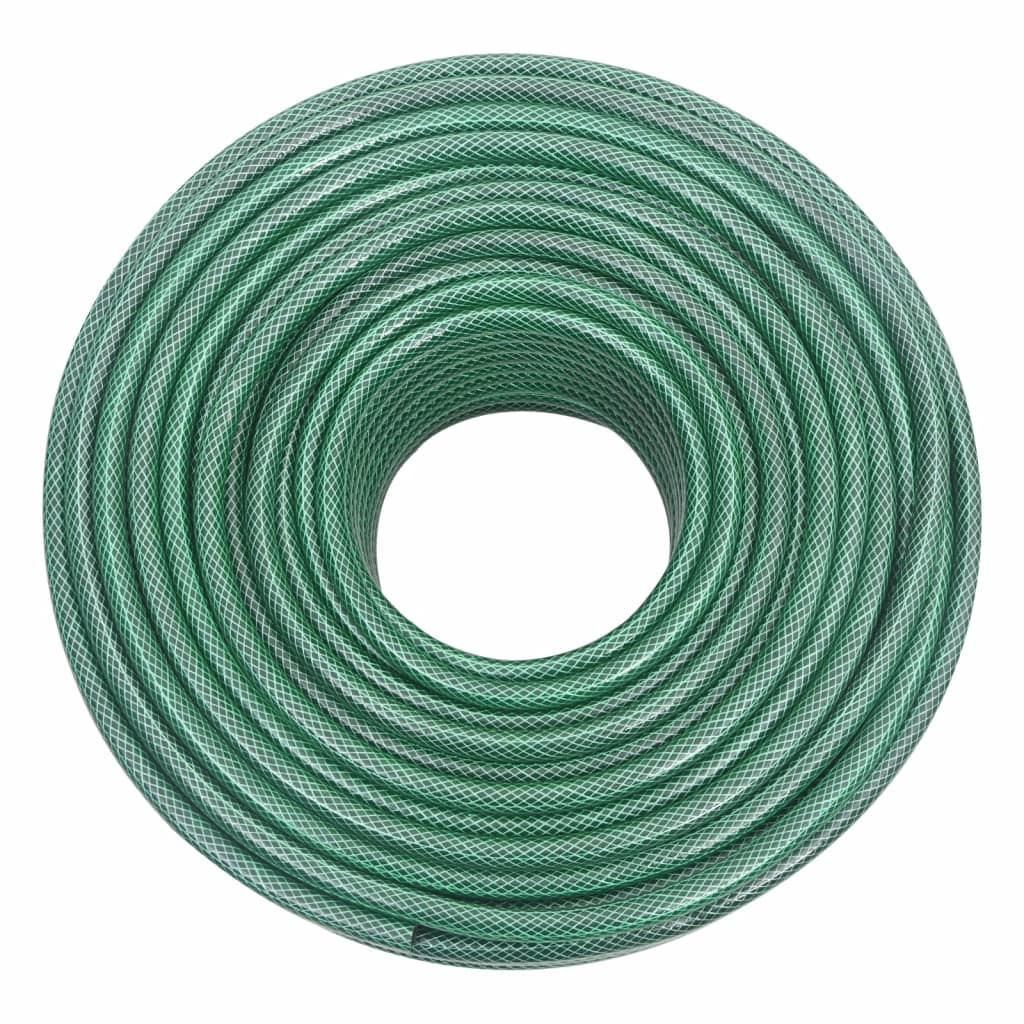 Vidaxl Gartenschlauch mit Kupplungsset 0,5'' 100 m PVC grün