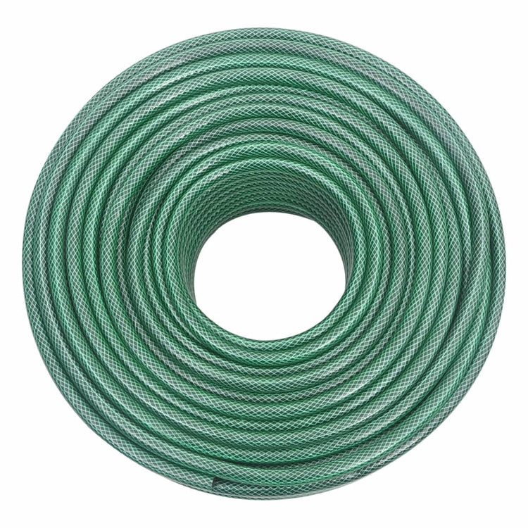 Vidaxl Gartenschlauch mit Kupplungsset 0,5'' 100 m PVC grün