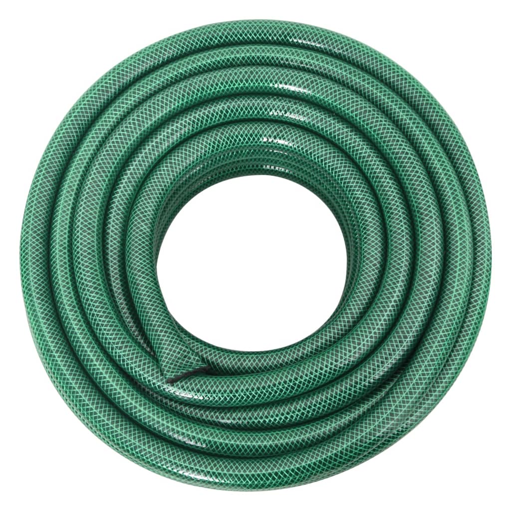 Vidaxl Gartenschlauch mit Kupplungsset 0,75 '' 30 m PVC Grün