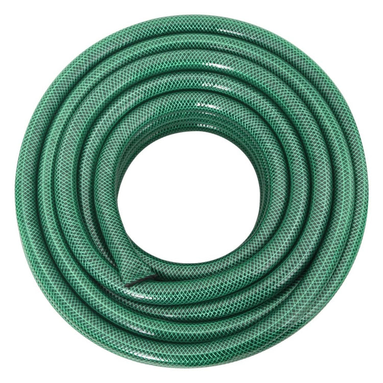 Vidaxl Gartenschlauch mit Kupplungsset 0,75 '' 50 m PVC Grün