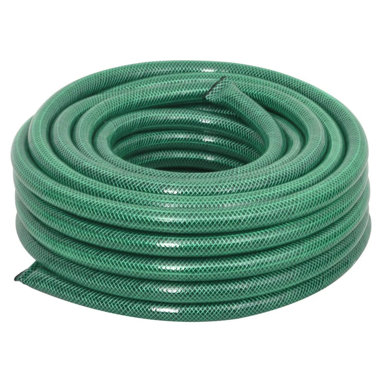 Vidaxl Gartenschlauch mit Kupplungsset 0,9'' 100 m PVC grün