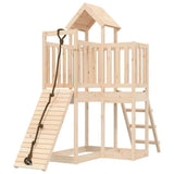Vidaxl Speelhuis mit Kletterwand Festkiefer - afbeelding 3
