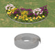 Vidaxl Gartenkanten 4 Stcs 10 m 10 cm Polyethylengrau