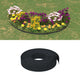 VIDAXL Gartenkanten 2 PCs 10 m 10 cm Polyethylen Schwarz