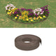 Vidaxl Gartenkanten 3 St 10 m 10 cm Polyethylenbraun