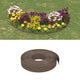 Vidaxl Gartenkanten 5 ST 10 m 10 cm Polyethylenbraun