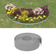 VIDAXL Gartenkanten 2 St. 10 m 15 cm Polyethylengrau