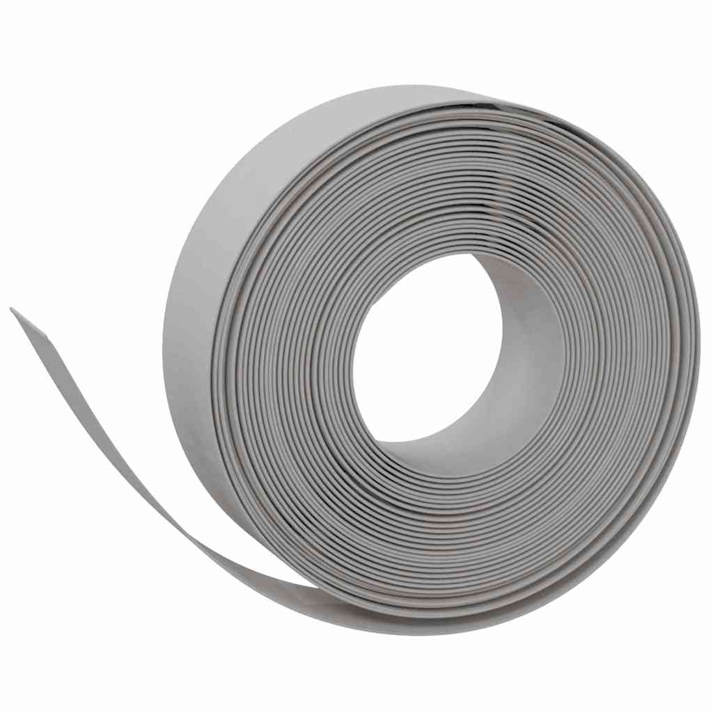 Vidaxl Gartenkanten 4 Stcs 10 m 15 cm Polyethylengrau