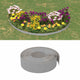 Vidaxl Gartenkanten 4 Stcs 10 m 15 cm Polyethylengrau