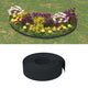 VIDAXL Gartenkanten 2 PCs 10 m 15 cm Polyethylen Schwarz