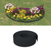 Vidaxl Gartenkanten 4 ST 10 m 15 cm Polyethylen Schwarz
