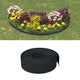 Vidaxl Gartenkanten 4 ST 10 m 15 cm Polyethylen Schwarz