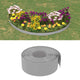 Vidaxl Gartenkanten 3 St 10 m 20 cm Polyethylengrau