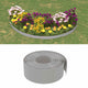 Vidaxl Gartenkanten 4 Stcs 10 m 20 cm Polyethylengrau