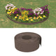 Vidaxl Gartenkanten 2 St. 10 m 20 cm Polyethylenbraun