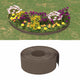 Vidaxl Gartenkanten 5 ST 10 m 20 cm Polyethylenbraun