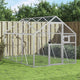 Vidaxx Voliere 1,79x3x1,85 m Aluminium Silber