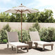 VIDAXL -Parasol mit Holzstange 196x231 cm sandgeläutet