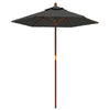 VIDAXL -Parasol mit Holzstange 196x231 cm Anthrazit -ausgelöst