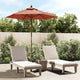 Vidaxl Parasol mit Holzstange 196x231 cm Terracotta -gelöscht