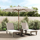 VIDAXL -Parasol mit Holzstange 299x240 cm sandgeläutet