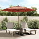 VIDAXL -Parasol mit Holzstange 299x240 cm Terrakotta -gelöscht
