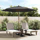 Vidaxl -Parasol mit Holzstange 299x240 cm Schwarz