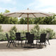 Vidaxx Sonnenschirm mit Holzmast 400x273 cm sandfarben