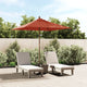 Vidaxl Parasol mit Holzstange 198x198x231 cm Terrakotta -gelöscht