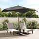 VIDAXL -Parasol mit Holzstangen 300x300x273 cm Anthrazit -Gelenkt