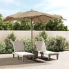 Vidaxl -Parasol mit Holzstange 300x300x273 cm Taupe