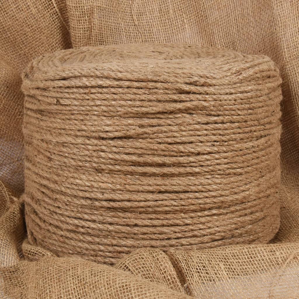 Vidaxl -Seil 25 m lang 8 mm dicker Jute