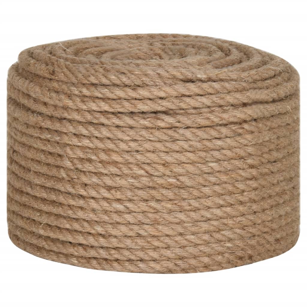 Vidaxl -Seil 25 m lang 12 mm dicker Jute