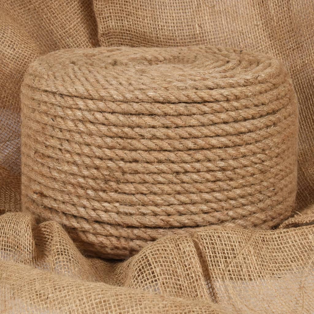 Vidaxl -Seil 25 m lang 12 mm dicker Jute