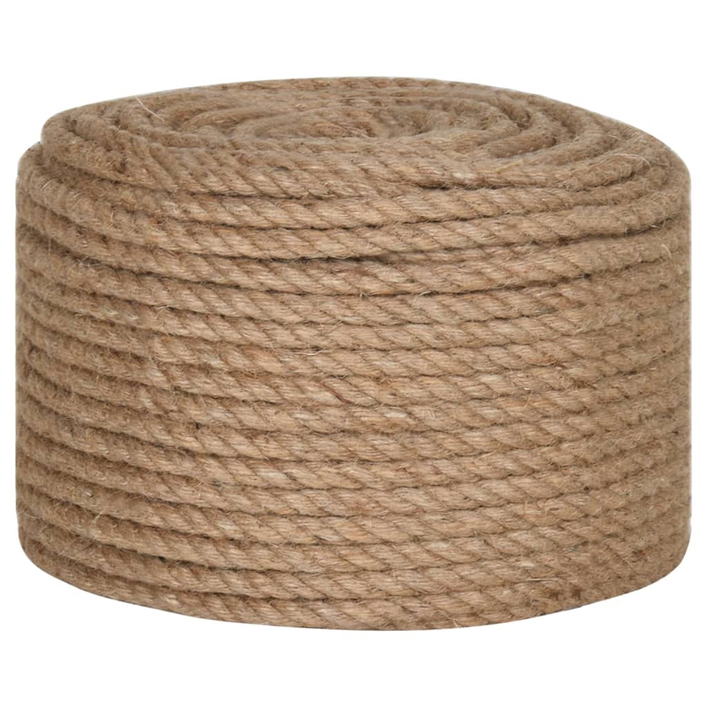 Vidaxl -Seil 50 m lang 12 mm dicker Jute