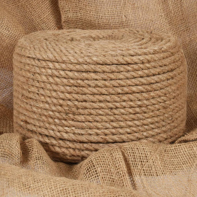 Vidaxl -Seil 25 m lang 14 mm dicker Jute